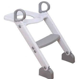 Dreambaby Step-Up Toilet Trainer -White/Grey