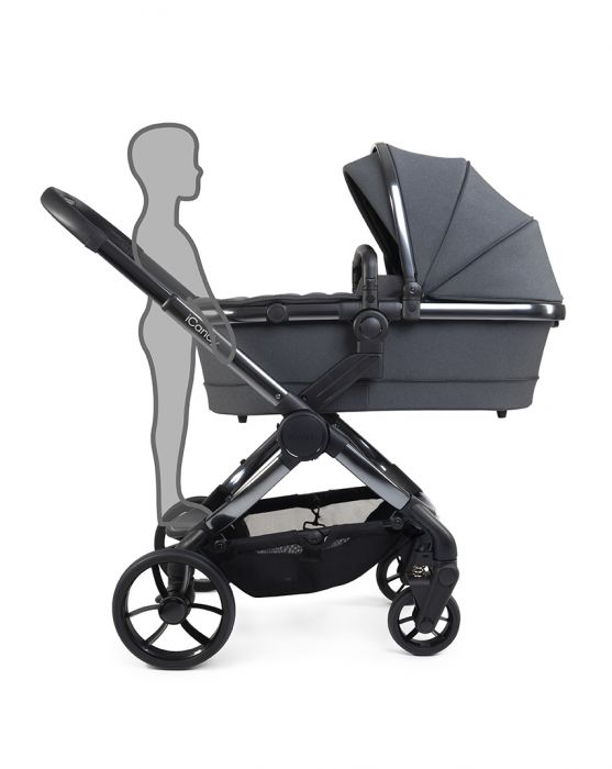 iCandy Peach 7 Pushchair and Carrycot - Dark Grey Phantom ( phone store for best price ) - Image 3