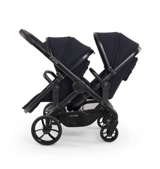 iCandy Peach 7 Pushchair and Carrycot - Double - Black Edition - Image 5