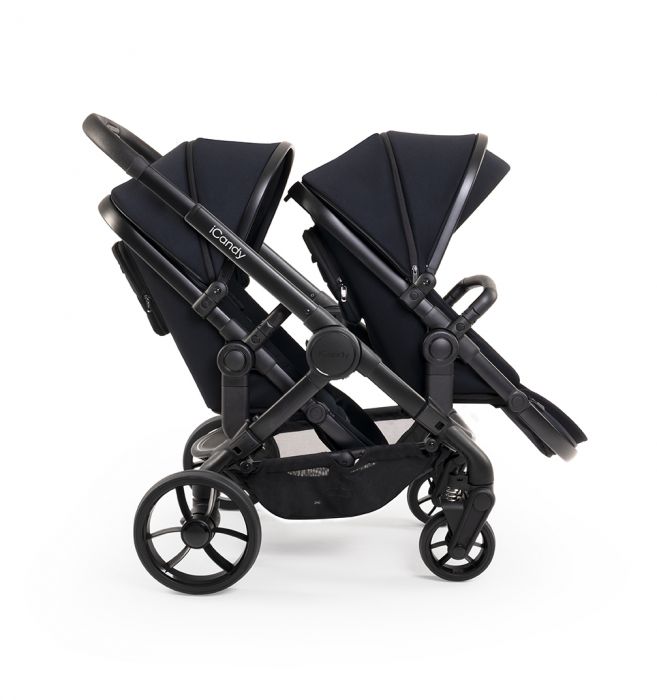 iCandy Peach 7 Pushchair and Carrycot - Double - Black Edition - Image 4