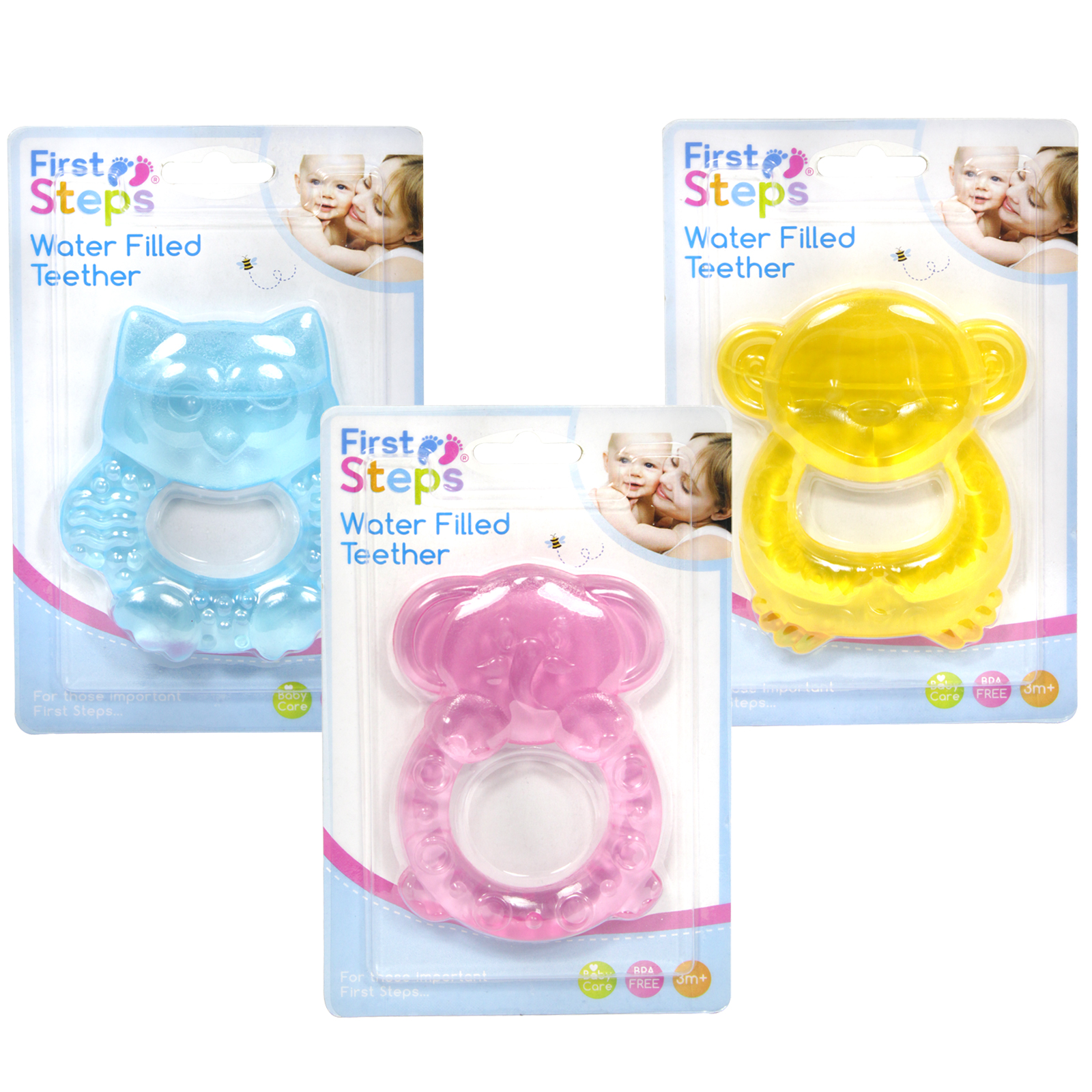 FIRST STEPS WATER FILLED TEETHER IN PINK (STYLE MAY VARY) Tralee