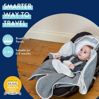 Cosy Wrap Travel Blanket – Minimal Grey