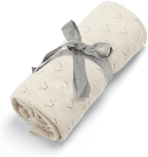 Born to be Wild - Oatmeal Pointelle Blanket