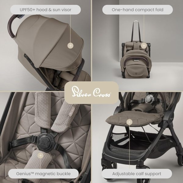 Silver Cross Clic Stroller - Sage - Image 3