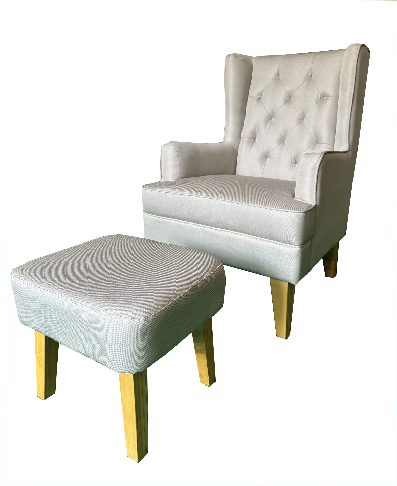 Nested Soothe Easy Stool NEW Natural/ Beech wood Compatible with Nested Soothe Easy Chair