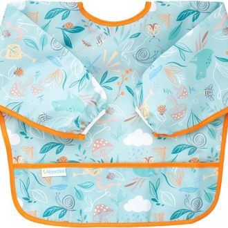 Hippychick Sleeved Bib (English Garden)
