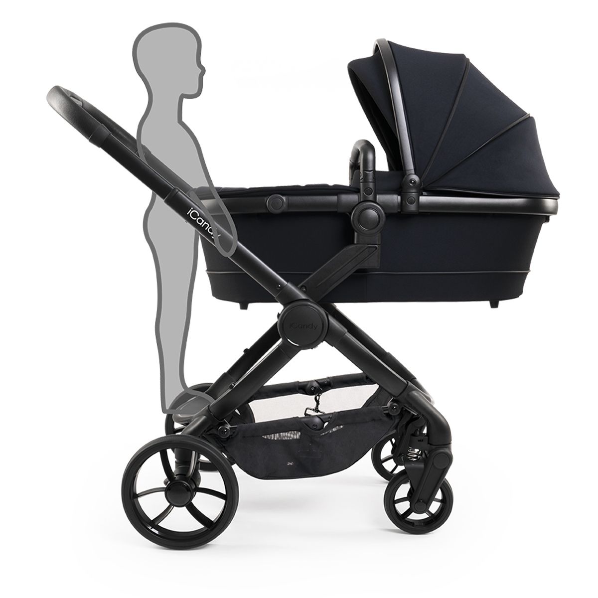 Bundle Deal I Candy Peach 7 -Any Colour -Includes Cabrio I size and Base in Black - You will also receive a Mirror,Pram Sheets, Pram Mattress protector and a Car seat raincover complimentary with every purchase - Image 7
