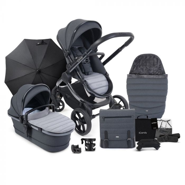 Bundle Deal I Candy Peach 7 in Truffle-Includes Carseat & Base, Highchair, Co-Sleeper & Cotbed Ring store for price