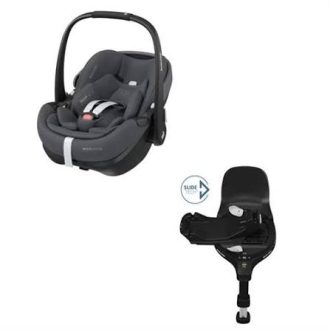 Maxi-Cosi Pebble 360 Pro Car Seat & FamilyFix 360 Pro ISOFIX Base - Essential Graphite