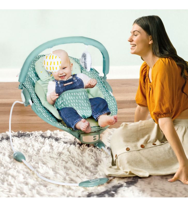 Asalvo Pinchi Green Musical Baby Rocker - Image 2