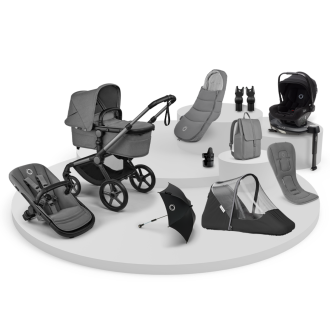 Bugaboo Fox 5 Renew Ultimate Newborn Bundle - Moon Grey- Pre Order