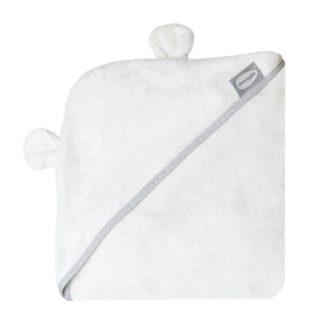 Shnuggle Wearable Baby Towel- White