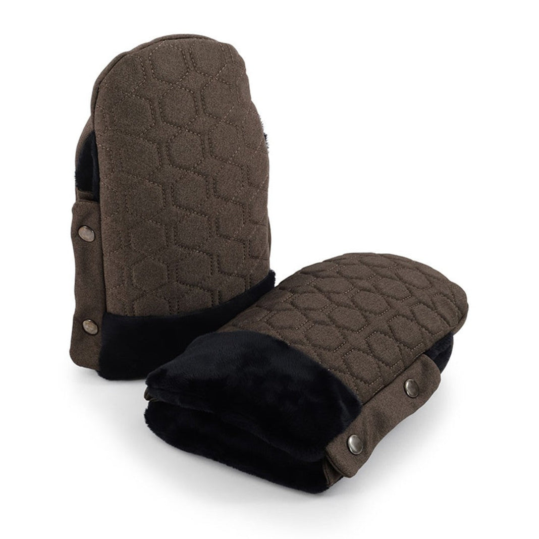 Egg Stroller Handmuffs Chocolate velvet