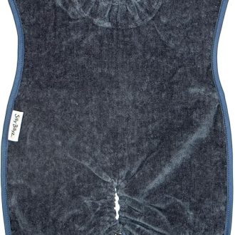 Silly Billyz Towel Highchair Hugger Bib Navy