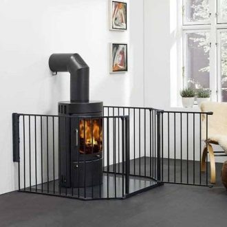 BabyDan Configure Flex XL Hearth Gate Black 90-278cm