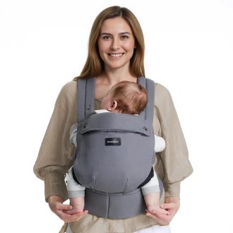 Momcozy-3 in 1 Baby Carrier -Grey