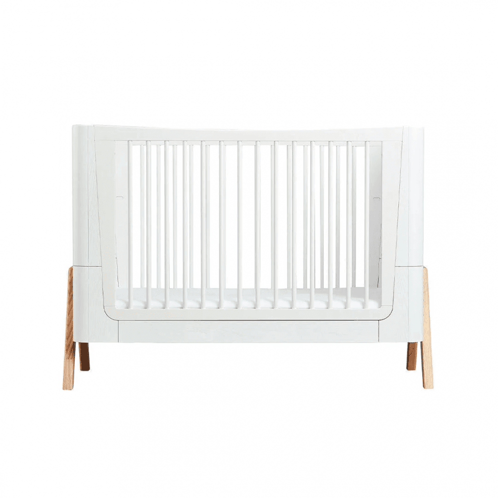 Gaia Hera Convertible Cot Bed White/Natural - Store Collection Only Pre Order