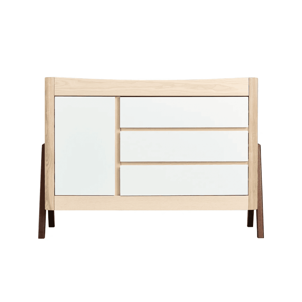 Gaia Baby Hera Dresser - Natural/Walnut Store Collection Only Pre Order