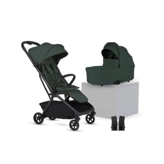Silver Cross Nia Compact Travel Stroller with Carrycot (6 Piece) Conifer pre Order available 13th Feb