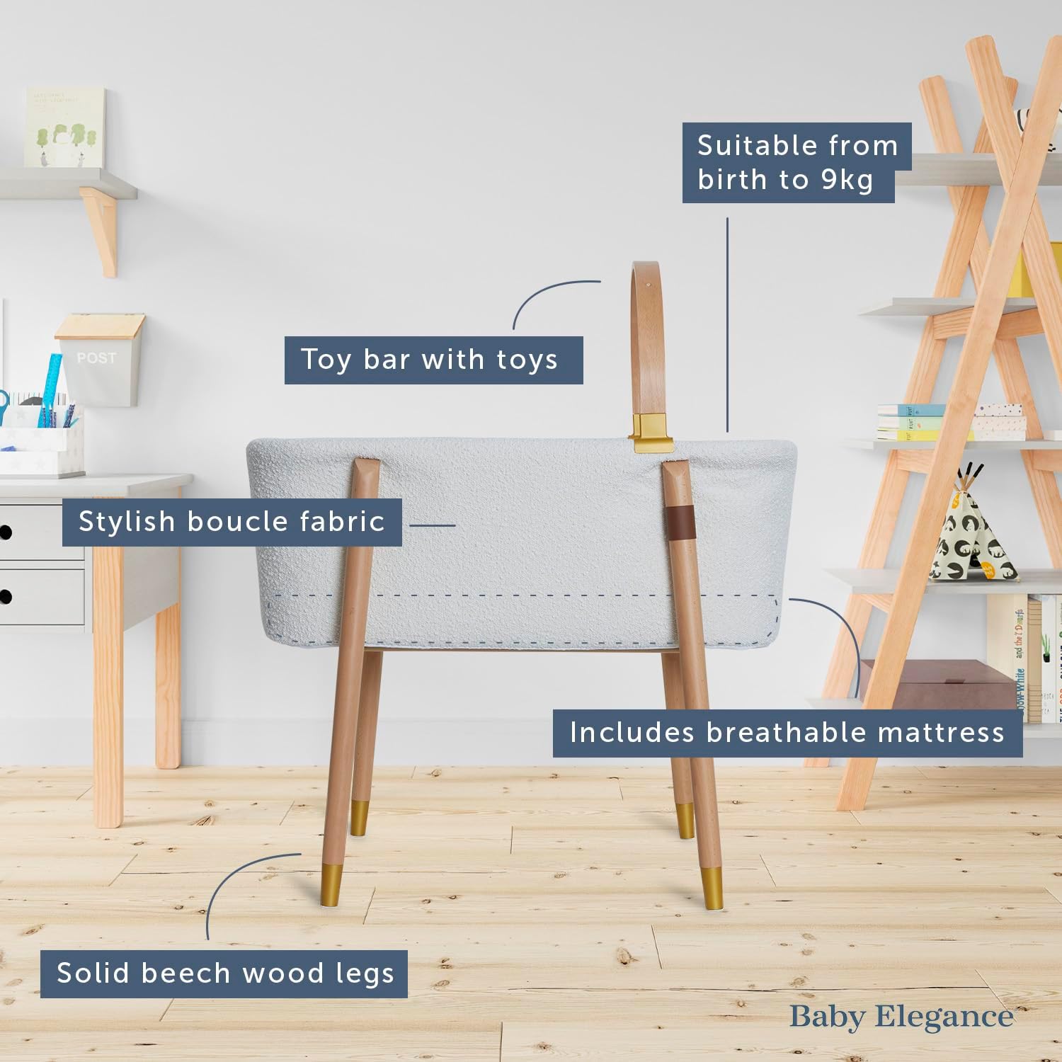 Vola Crib By Baby Elegance - Image 2