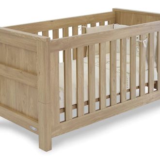 Babystyle Bordeaux Oak Cot Bed- In store collection only