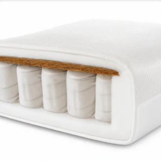 Giggle Baby Dual core cotbed 140cm x 70cm