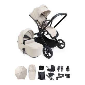 iCandy Core 2 Complete Bundle In Sandstone with iCandy Cocoon 360 Car Seat and Base - New