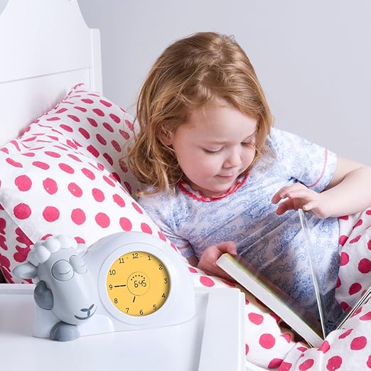 ZAZU Sam The Lamb-Sleep Trainer & Nightlight for Kids | Light Up Alarm Clock | Helps Teach Your Child When to Wake up with Visual Indicators | Adjustable Brightness | Auto Off - Image 7