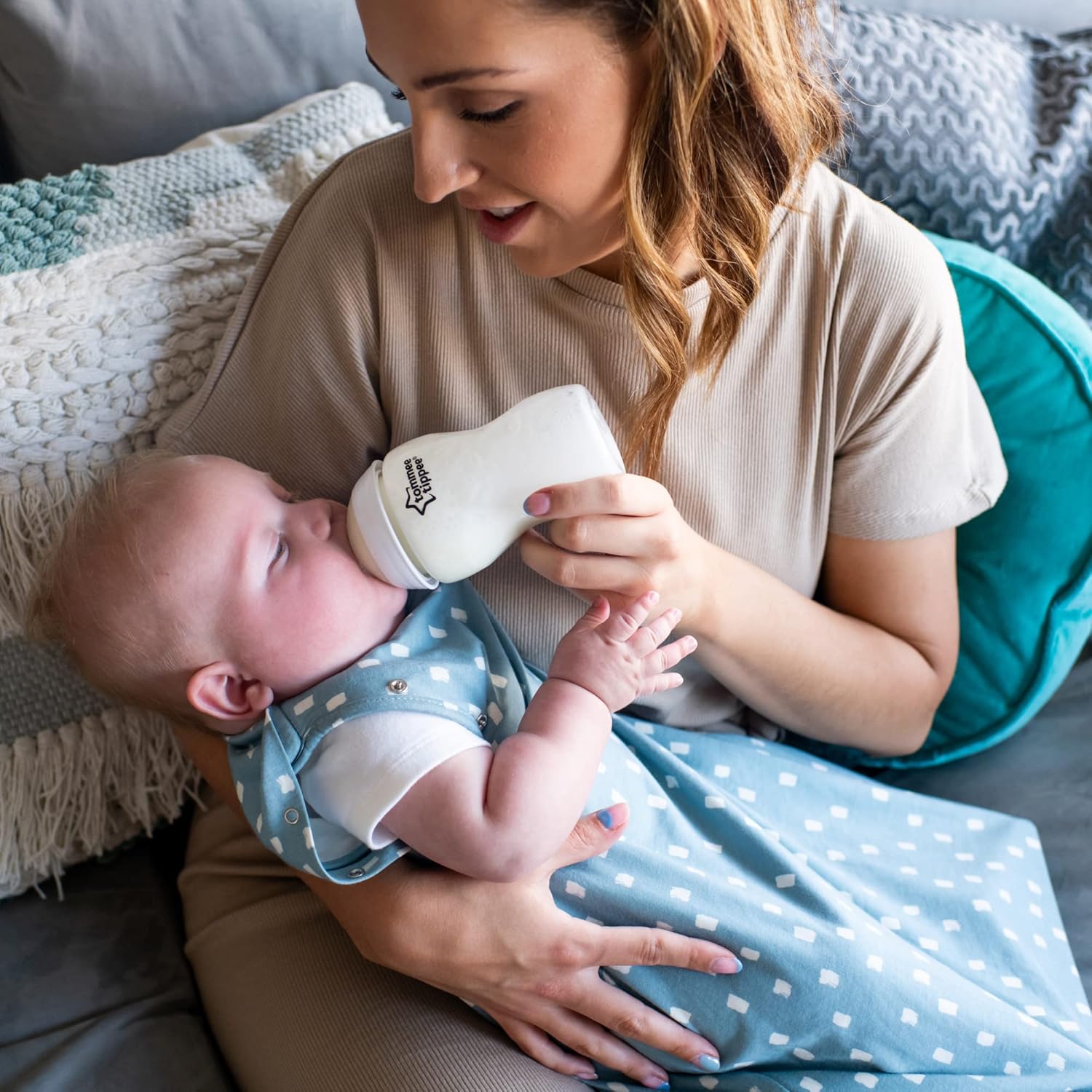 Tommee Tippee Swaddle bag 3-6M 1.0Tog Navy Speck - Image 3