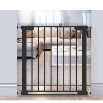 Babylo Easy Fit Flat Bar Safety Gate | Black