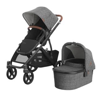 Uppababy Vista V3 Greyson+Maxi Cosi Cabrio i Size and Base, +Adapters,Sheets and Car seat Pvc