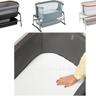 Mattress to Fit -Maxi Cozi Iora Crib Mattresses - (80 x 50 x 5 cm) Rounded End