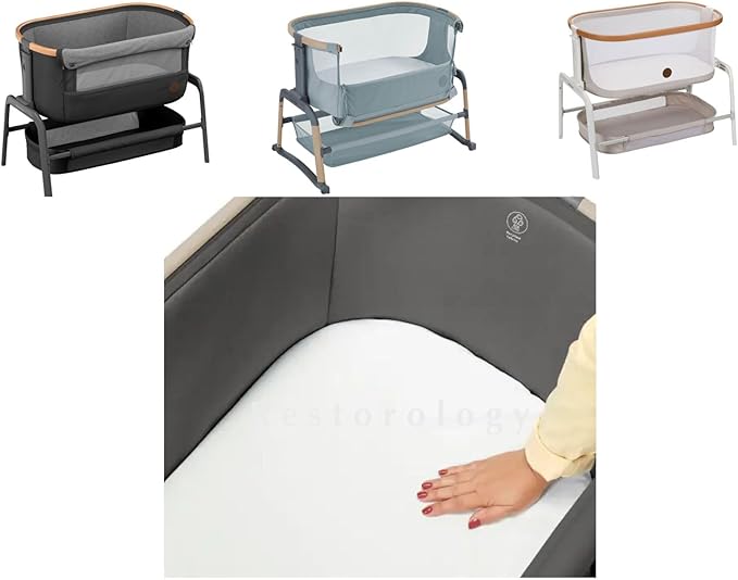 Mattress to Fit -Maxi Cozi Iora Crib Mattresses - (80 x 50 x 5 cm) Rounded End