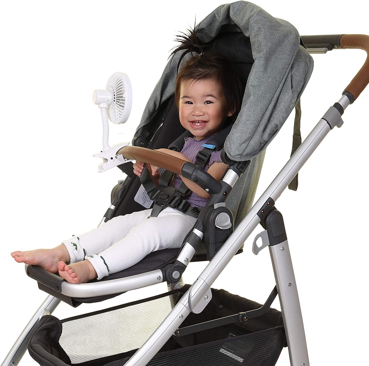 Dreambaby EZY-Fit Deluxe Clip-On Fan - Black/Grey or White/Grey -colour may vary - Image 7