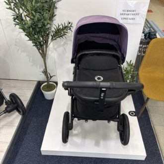 Bugaboo Fox 5 Black/ Purple Sun Canopy - Last One Ex Display Now €799.00