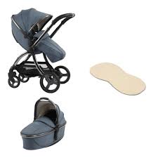 Egg3 Pushchair ,Carrycot Bundle with Backpack ,footmuff, Adapters,Fur liner Raincover Shell Car seat and Base-Topaz - Ex Display Last One - Image 5
