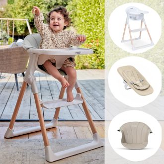 New Mash 2 High Chair Bundle - White