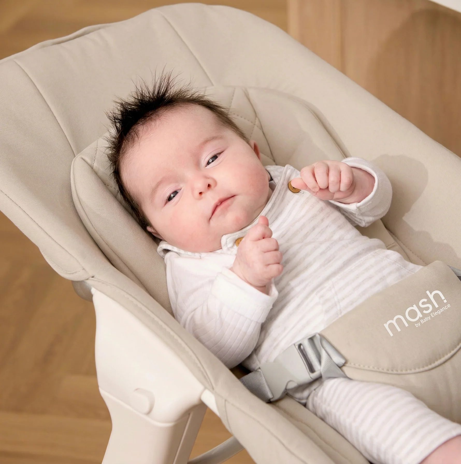 New Mash 2 High Chair Bundle - White - Image 4
