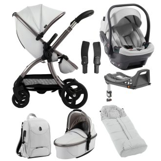 Egg3, 8 Piece Luxury Bundle Deal in Houndstooths  Silver- Last 2 Boxed - Clearance Price oNLY €1549.00