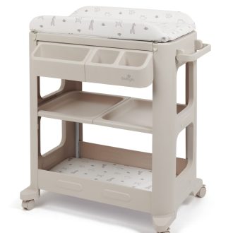 Babylo Oasis Smart Changer – Sand Beige with Animal Print Design