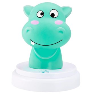 Alecto A003990 SILLY HIPPO LED Night Light - Hippo - Blue