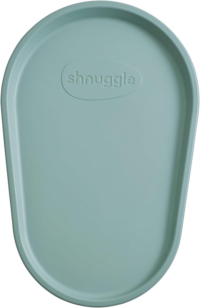 Shnuggle Squishy Baby Changing Mat | Soft and Warm Foam-Eucalyptus