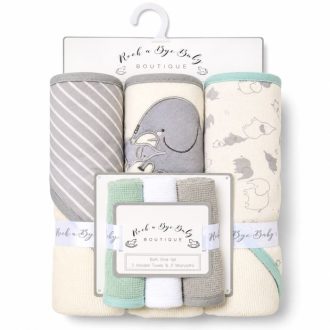 Hooded Towel Set by Rock-A-Bye Baby