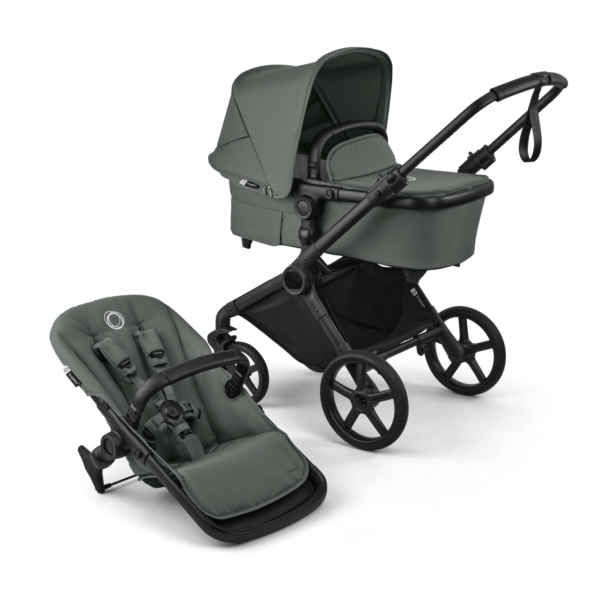 Bugaboo Cub Forest Green - New Free Raincover worth €55 free with Every Purchase