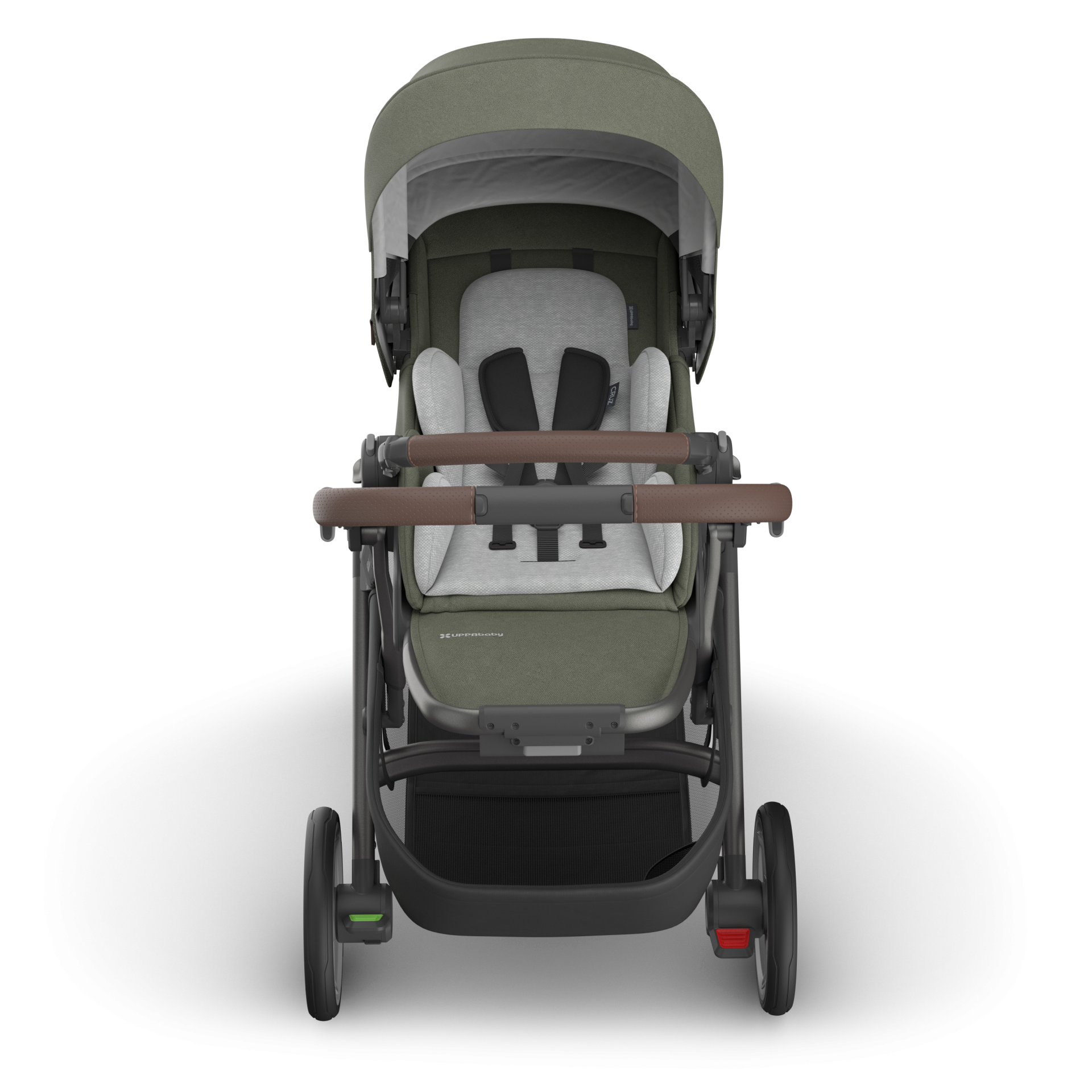 16. UPPAbaby Cruz V3 Evelyn - Newborn Mode Front On (1)