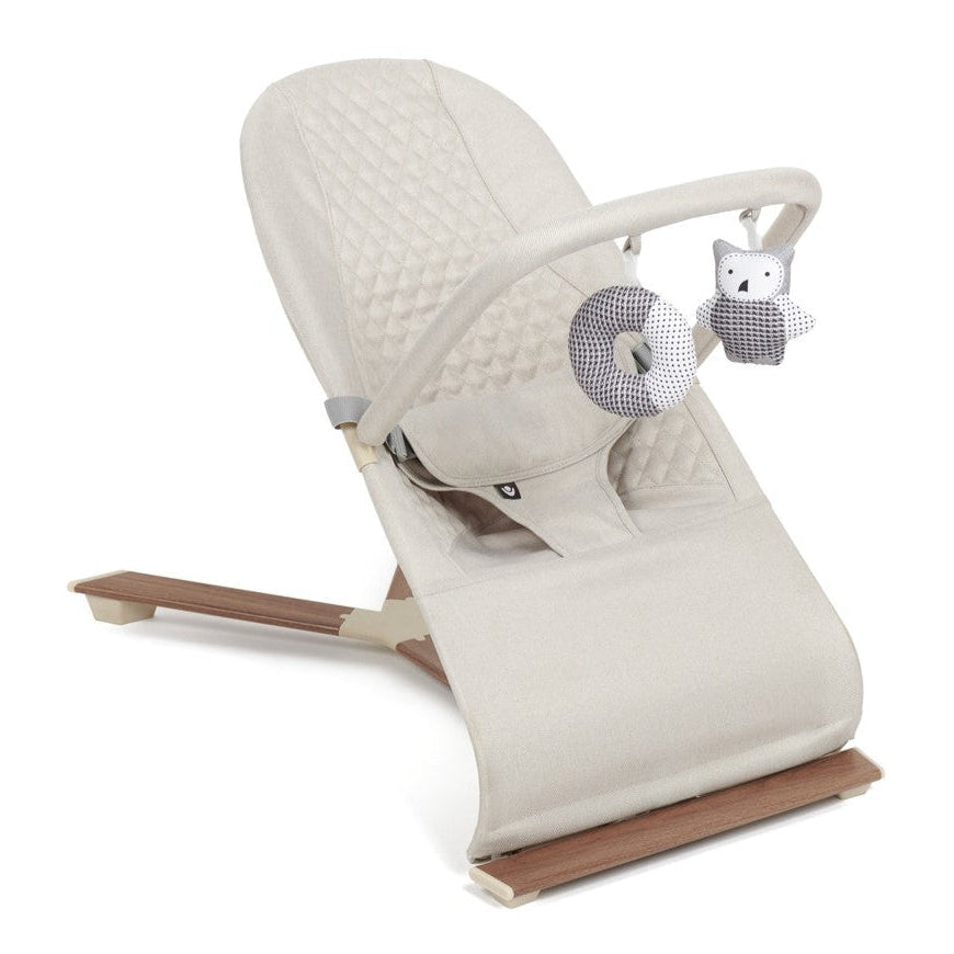 Babylo Gravity Luxe Bouncer Cashmere/Walnut