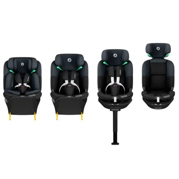 Emerald 360 S - By Maxi Cosi Birth to 12 years -Tonal Black