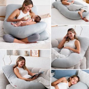 Momcozy U-Shaped Pregnancy Pillow