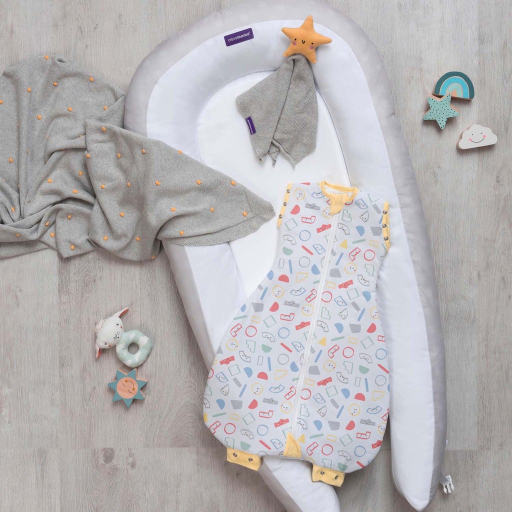 3 in 1 Nite Nite Romper 2.5 Tog - WHITE/YELLOW
