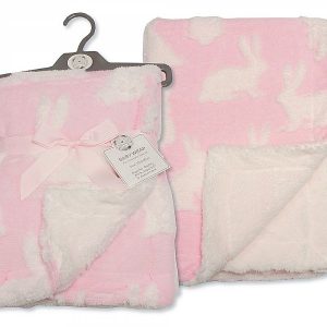 Snuggle Baby - Baby Wrap - Pink Bunny - Fleece